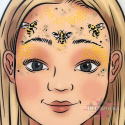 Szablon do malowania twarzy KochASIAart K41 pszczoła